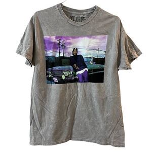 Ice Cube Graphic Tee Adult Large Gray Shirt Licensed 64‎ Impala Boys N the Hood